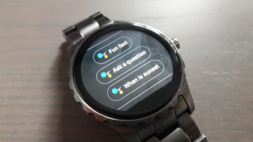 google assistant watch 3